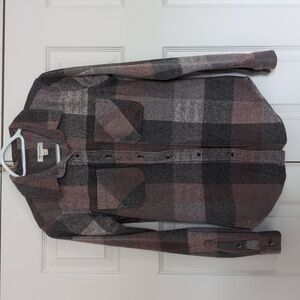 Beach Lunch Lounge bottom front long sleeve shirt jacket XS